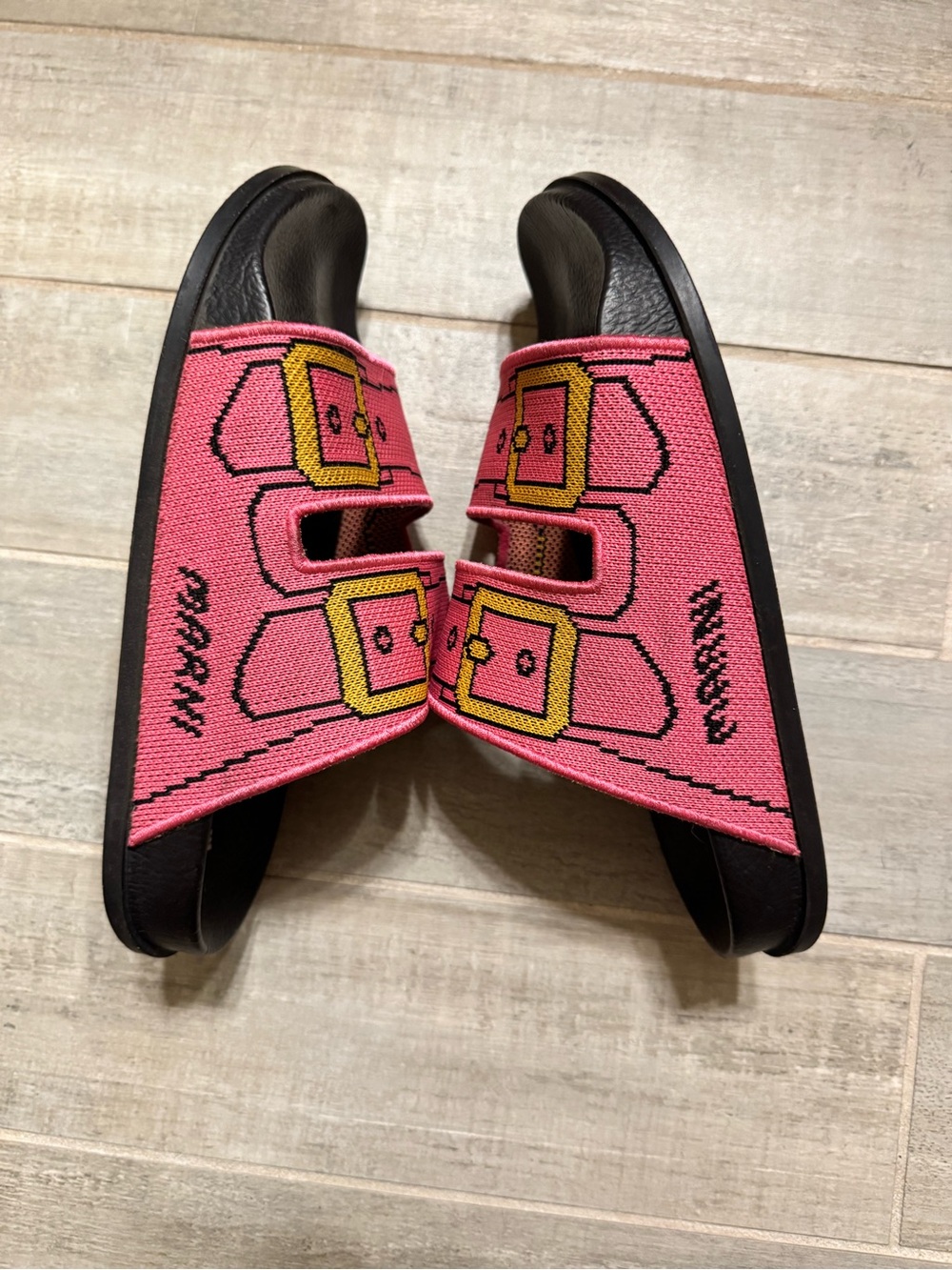 Marni Trompe L’oiel sandal slides - Picture 3 of 6